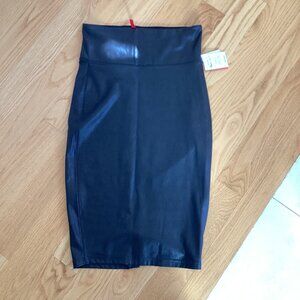 Spanx Faux Leather Pencil Skirt NWT